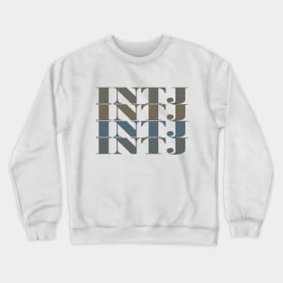 INTJ - Vintage Design | Personality Type | T-Shirt | Myers Briggs | MBTI | Typology | Mastermind | Architect Crewneck Sweatshirt